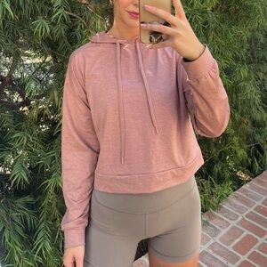 NWT target Pink cropped hoodie sz s